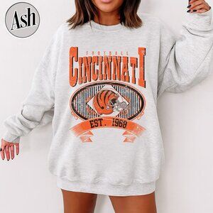 Cincinnati Football Vintage Style Crewneck Sweatshirt 17